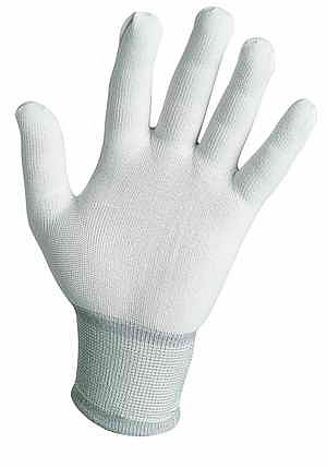 CERVA - BOOBY rukavice pletené z kadeřavého nylonu s pružnou manžetou - velikost 7